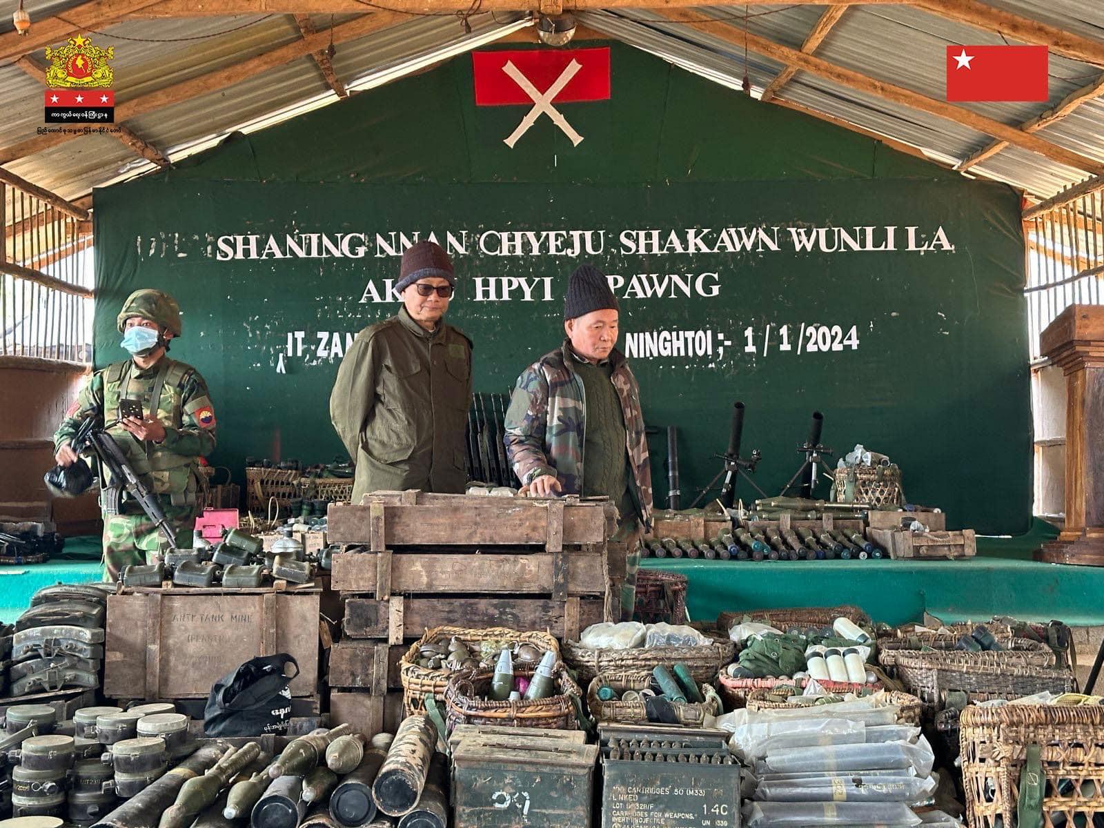 MOD ဝန်ကြီး ဦးရည်မွန်နှင့် ကွယ်လွန်သူ KIA စစ်ဦးစီးချုပ်၊ PDF အမှတ်(၁) စစ်ဒေသမှူး ဒု-ဗိုလ်ချုပ်ကြီး Rခေါင်လွမ်း/Photo – MOD